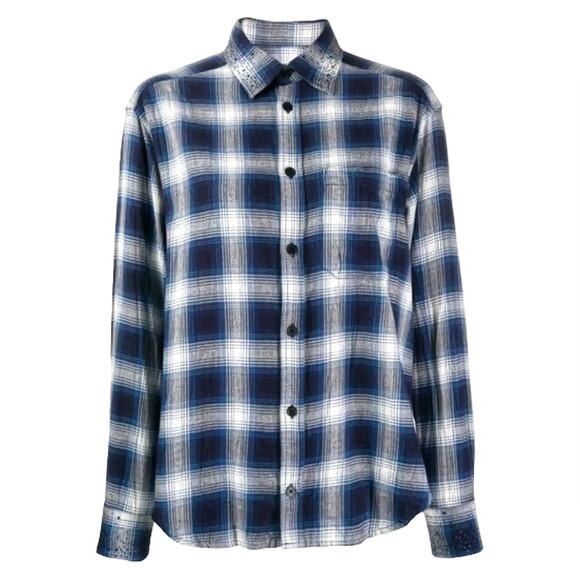 ZADIG & VOLTAIRE Tais Car Rhinestar Embellished Shirt XS - Picture 1 of 10